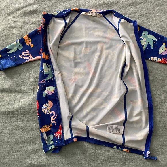 Jan & Jul One Piece UV Swimsuit | Sea Friends print, 18-24 months - Picture 7 of 15